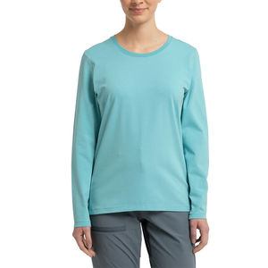 Camisetas de Manga Larga para Mujer, Cuello Redondo, Spandex, Ropa Urbana de Verano, Tallas Grandes, Secado Rápido, Transpirables - Product Image 1