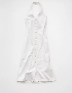เดรสยีนส์เอวสูงแบบผูกคอ AE - Product Image 2