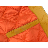 Blouson aviateur pour homme, couleur beige, coupe-vent, doublure matelassée, fermeture éclair, décontracté, automne, polyester