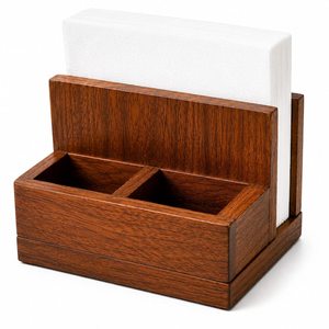Handmade Mango Wood <b>Kitchen</b> Utensil <b>Caddy</b>: Farmhouse Organizer - Product Image 4