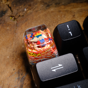 Teclas Artesanales Bosque Místico, Teclas Artesanales Personalizadas, Teclas Anime Lindas, Teclas Verdes, Juego de Teclas, Teclas de Madera - Product Image 6