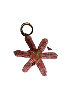 Porte-clés perlé élégant et léger, fait main, durable, brodé de perles de rocaille florales, nouveau design, avec perles de couleur classique, Inde - Product Image 3