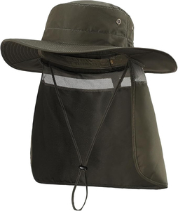 Chapeaux Boonie à large bord pour la pêche en plein air, en coton, fournisseur d'usine, chapeaux Boonie personnalisés, fabricant de chapeaux de randonnée en coton pour l'extérieur - Product Image 4