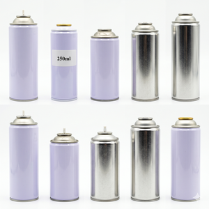Latas de Aerosol Recargables Vacías de Acero y Hojalata de 400 ml con Tapa de Rosca, Embalaje Personalizado OEM ODM - Product Image 1