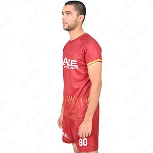 Camiseta de Fútbol Retro Vintage, Transpirable, Absorbente de Humedad, Ecológica, 100% Poliéster, Elástica en Cuatro Direcciones, Protección UV - Product Image 3