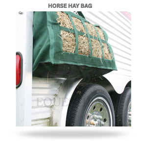 Red de Heno Rectangular para Caballos, Bolsa Portátil de Alimentación Lenta con Correas Ajustables - Product Image 2