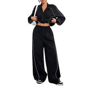 Survêtements en nylon de haute qualité pour femmes, légers, survêtements en polyester personnalisés de haute qualité pour femmes, survêtement en nylon en gros 2026 - Product Image 2