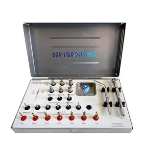 Kit de Implantes Dentales Universales Premium Dom Med Dynamics, Juego de Brocas Cónicas de Acero Inoxidable de Grado Quirúrgico para Osteotomía, en Caja - Product Image 1
