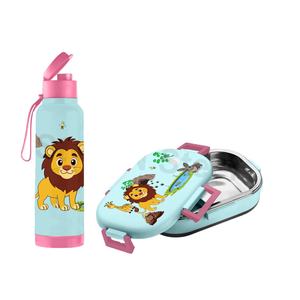 Ensemble de boîte à lunch pour enfants Boîte à lunch en acier inoxydable Conteneur de nourriture Boîtes à lunch pour écoliers - Product Image 1