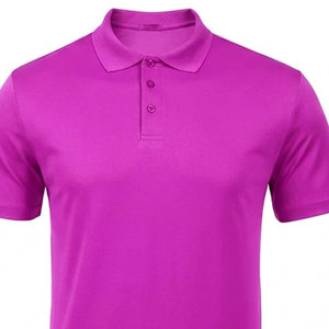 Chemise de golf personnalisée en mélange de coton, séchage rapide, manches courtes, respirante, qualité supérieure, logo personnalisé, style hip-hop, boutonnée, 160g - Product Image 2
