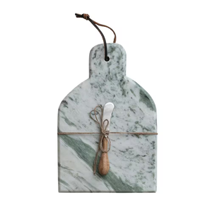 Planche à découper en marbre - Respectueuse de l'environnement, compatible lave-vaisselle, forme rectangulaire, logo personnalisé, planche à découper durable avec poignée - Product Image 5
