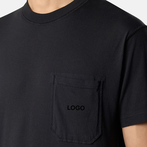 เสื้อยืดอินเทรนด์สำหรับผู้ชายเสื้อยืดผ้าฝ้ายออร์แกนิกทรงสลิมฟิตเสื้อยืดแฟชั่นแนวสตรีทย้อมสีสำหรับผู้ชาย - Product Image 3