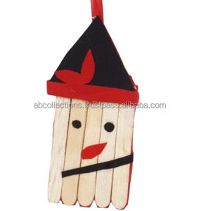 Custom Handicraft Fashionable <b>Hanging</b> <b>Ornaments</b> Christmas Decoration Cloth Cotton Velvet Jute Material Factory Wholesale Bulk - Product Image 1