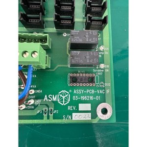 ASM ASSY-PCB-VAC IF 03-196216-01 แผ่นซีลวาล์วเกท ใช้แล้ว อะไหล่อุปกรณ์เซมิคอนดักเตอร์รุ่นเก่า - Product Image 3