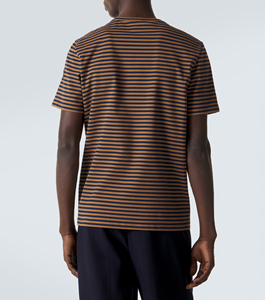 Custom <b>Mens</b> <b>Striped</b> Pocket <b>T</b> <b>Shirt</b> Premium Cotton Crew Neck Casual Streetwear Tee OEM ODM Wholesale Manufacturer - Product Image 3