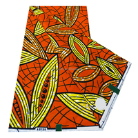 Kain Pagne Ankara Afrika cetakan lilin Satin asli 6 yard kualitas tinggi 100% kain katun untuk wanita menjahit garmen