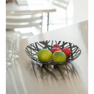 New Luxury Handmade <b>Metal</b> <b>Bowl</b> with Aged Bronze Inspired Finish and Tactile Artisan SurfaceContemporary Fruit <b>Bowl</b> with Premium - Product Image 1