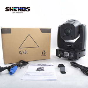 SHEHDS 80W Stage Gobo <b>Light</b> 3 Face Prism <b>LED</b> Moving Head <b>Light</b> for dramas magic show <b>bar</b> club wedding - Product Image 4