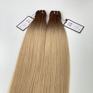 Cabello de Trama humana Remy 100%, 20 pulgadas, cutícula virgen recta, cabello alineado, extensión de cabello Natural, pelucas para colorear con estilo, ondas de encaje - Product Image 1