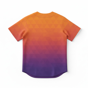 Maillot de baseball personnalisé, uniformes d'équipe en sublimation intégrale, vente en gros, tissu en maille respirant, vêtements de sport pour hommes, chemise boutonnée - Product Image 2