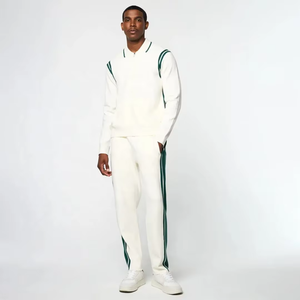 Solid Color Winter Hooded Windbreaker <b>Jacket</b> and Pants Sets Unisex Waterproof Breathable <b>Fleece</b> <b>Lining</b> Polyester/Cotton - Product Image 1