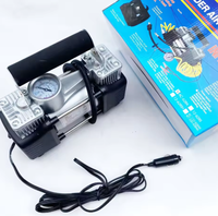 Compresseur d'air haute pression à double cylindre 200W 150PSI, machine portable multi-usages pour le gonflage des pneus de voiture