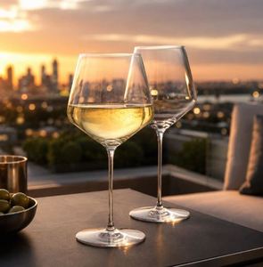Verre à vin en borosilicate très demandé pour la vaisselle design, fabriqué en Inde à bas prix. - Product Image 2