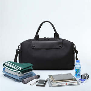 กระเป๋าเดินทางออกกำลังกายโพลีเอสเตอร์ความจุขนาดใหญ่สำหรับผู้หญิง กระเป๋ากีฬาแบบกันน้ำพร้อมซิป กระเป๋าสะพายไหล่แบบถือได้ - Product Image 6