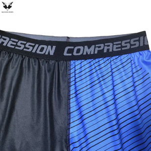 3PCS Men Color Block Sportswear Quick Dry Compression T Shirt Breathable Gym Shorts High Stretch Leggings Active Wear Suit - Product Image 6