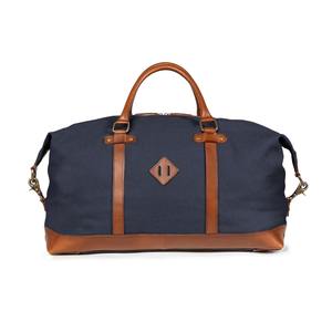 Bolsa de Viaje Impermeable de Lona y Cuero con Cierre de Cremallera, Proveedor de Pedidos al por Mayor, Bolsa de Fin de Semana, LCTB-0066 - Product Image 3