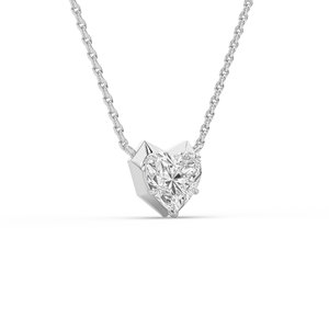 1.50 CARAT Lab Grown Diamond Oval Brilliant Cut 14KT <b>Solid</b> <b>Gold</b> Engagement <b>Pendant</b> Lightweight Daily Wear Jewelry - Product Image 4