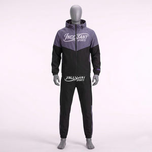 Conjunto Deportivo de Dos Piezas Personalizado para Hombre, Chaqueta Cortavientos INCESSANT SPORTS, Traje de Entrenamiento Ligero con Capucha para Gimnasio, Servicio OEM - Product Image 6
