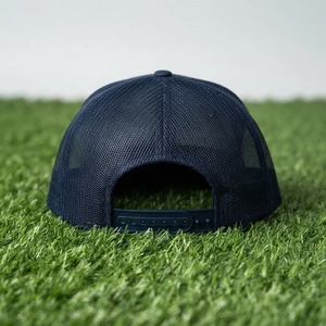 Casquette de baseball pour homme, marine, style trucker, broderie aigle, dos en maille, fermeture snapback, logo personnalisé - Product Image 5