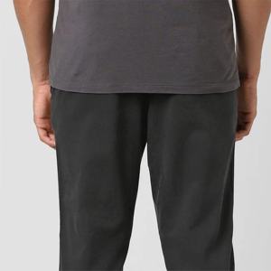 Pantalones de Yoga Ecológicos para Hombre, Color Oscuro, Cintura Alta, Peso Medio, Elásticos, de Algodón, Diseñados para Fitness, Uso Casual y Diario - Product Image 4
