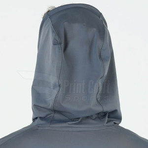 เสื้อฮู้ดฝึกซ้อมผ้าฝ้ายผสมสีพื้นไซส์ใหญ่ ออกแบบเองได้ คุณภาพสูง สำหรับผู้ชาย - Product Image 4