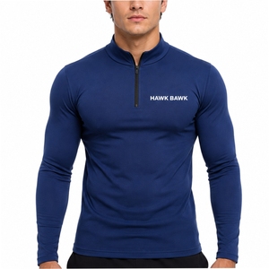 <b>Men</b> Long Sleeve <b>Compression</b> <b>Shirt</b> Premium Stretch Breathable Quick Dry Flexible Soft Lightweight Breathable Material <b>For</b> <b>Men</b> - Product Image 1