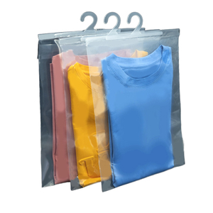 Sacs suspendus en PVC transparent avec fermeture à bouton, pochettes imprimées sérigraphiées, compatibles micro-ondes, pour aliments pour animaux, vêtements, chewing-gums, produits en conserve - Product Image 1