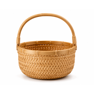 Rattan <b>Basket</b> Open Weave Plant Fiber S M L Multifunction Storage For Kitchen Toy <b>Gift</b> Clothing Picnic - Product Image 1