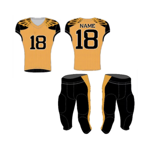 Conjunto de Uniforme de Fútbol Americano Personalizado con Tela Twill, Sublimado, de Secado Rápido y Transpirable para Prácticas de Equipo - Product Image 1
