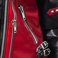 Blousons en cuir pour femmes, style punk, faits main, cloutés, avec plumes, écologiques, personnalisables, en cuir de vache et laine, style streetwear