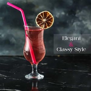 Nouvelles coupes à cocktail incurvées en verre Hurricane 380 ml pour les cocktails, les jus, la bière et le service de bar, vaisselle pour restaurants et cafés - Product Image 2