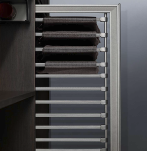 Armoire modulaire LED européenne JY, moderne, facile à assembler, en MDF, pour chambre à coucher, 3 étagères, 2 tiroirs, grand rangement, meubles de villa - Product Image 6
