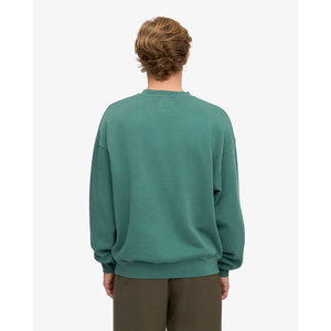 เสื้อสเวตเชิ้ตคอกลมสีกรมท่าสำหรับผู้ชาย ผ้าเฟรนช์เทอร์รี่ยืดหยุ่นพรีเมียม อุ่นสบาย เหมาะสำหรับการฝึกซ้อมและกิจกรรมกลางแจ้งในฤดูหนาว สไตล์แคนาดา - Product Image 2