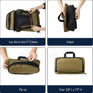 High Quality Polyester Large Capacity <b>Convertible</b> <b>Backpack</b> Duffel Adjustable Strap Waterproof Durable for Gym Outdoor Sports - Product Image 4