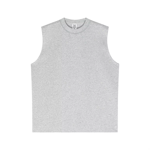 Débardeur en coton personnalisé pour homme, sans manches, pour la gym, le fitness, la musculation, vente en gros OEM - Product Image 6