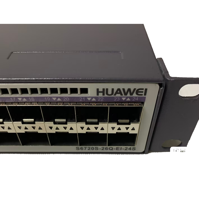 Used HW 02350MTR S6720S-26Q-EI-24S-AC Enterprise Core/Aggregation Switch (24*10 Gig SFP+2*40 Gig QSFP+ 170W AC Power Supply)