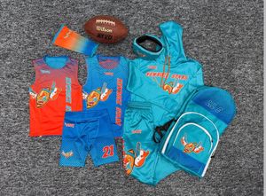 Nouvel ensemble uniforme de football américain NewRacer Stars, imprimé camouflage, anti-humidité, 100 % polyester, taille élastique, tenue de sport complète - Product Image 5