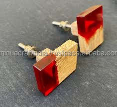 Poignées de porte en bois en gros boutons pour la maison armoires de cuisine poignées de meubles bouton forme ronde avec laiton qualité Standard - Product Image 5