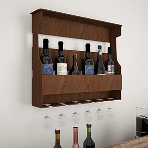Walnut Wood Luxury 20-Bottle Wine Cabinet - Handcrafted Wholesale Storage - Product Image 3