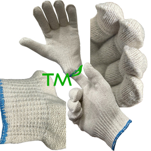 ถุงมือผ้าฝ้ายเคลือบ PVC กันลื่น สำหรับงานนิรภัย ผลิตในเวียดนาม 70 กรัม - Product Image 1